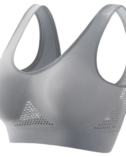Women's Breathable Sports Bra with Soft Push-Up Support