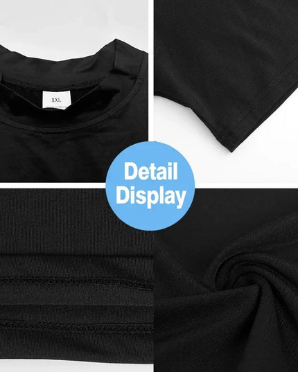 Men's Elastic Quick-Dry Slim Fit Turtleneck Vest