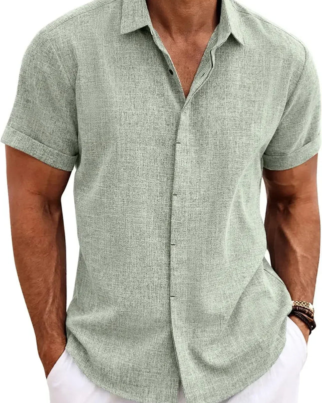 Men's Casual Button-Down Shirt
