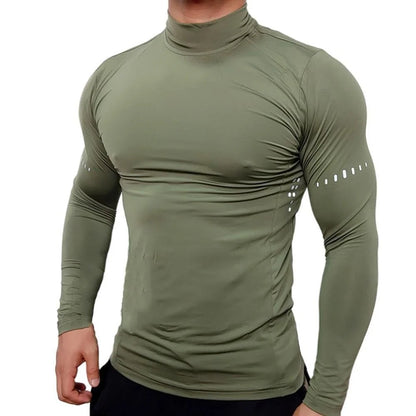 Men's Athletic Long Sleeve Compression Sweater