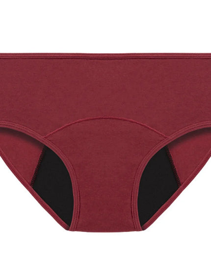 Breathable Cotton Menstrual Panties for Women - Low Waist Period Underwear