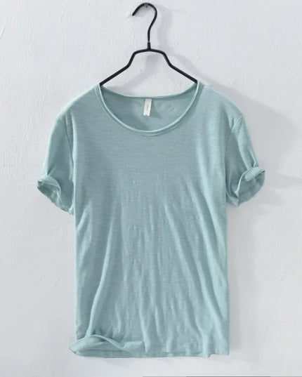 Men's Lightweight Cotton Slim-Fit T-Shirt - Breathable and Comfortable Tee