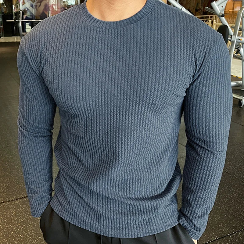 Men's Casual Oversized Long Sleeve Sweater