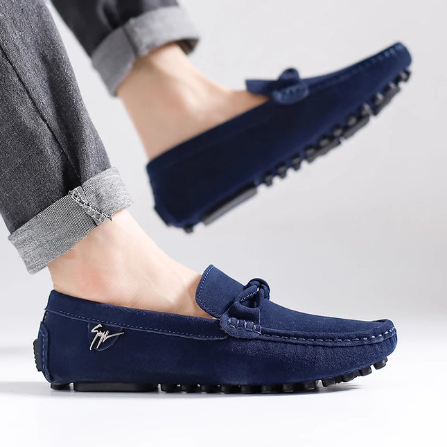 Men's Genuine Leather Anti-Slip Shoes - Durable, Stylish Footwear for Men