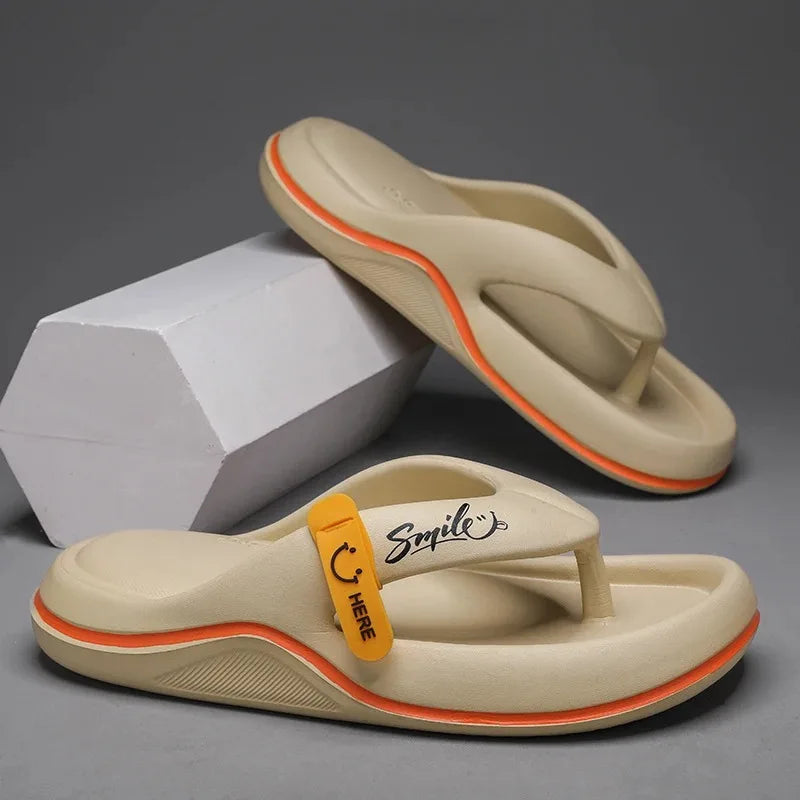 Ultra-Comfortable Non-Slip Flip Flop Slippers for Men and Women with Thick Soft Sole