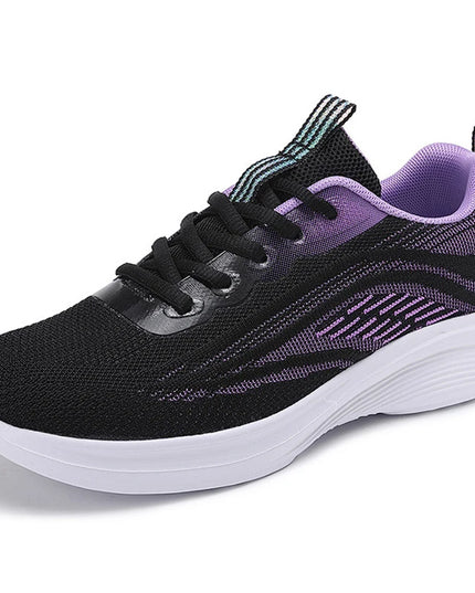 Women's Comfortable Lace-Up Sneakers - Stylish & Supportive Athletic Shoes for Women