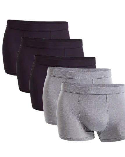 Five-Pack Bamboo Boxers for Men