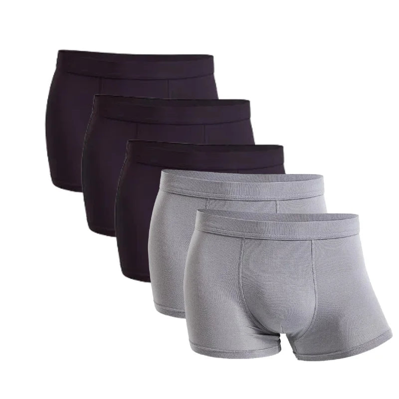 Five-Pack Bamboo Boxers for Men