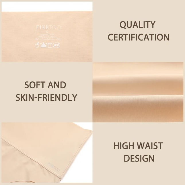 2-Pack High Waist Women's Slimming Breathable Briefs Underwear Set