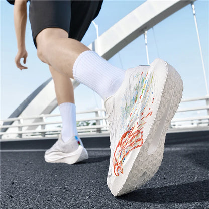 unisex Lightweight Mesh Sneakers with E-TPU Cushioning – Breathable Running Shoes