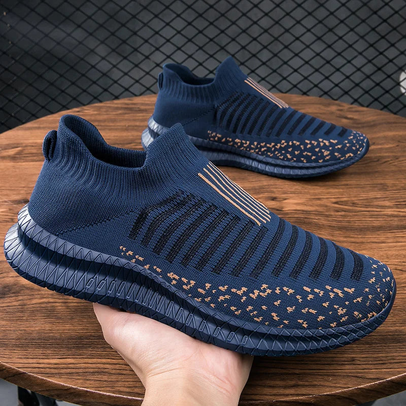 Lightweight Breathable Men's Casual Sneakers – Anti-Slip Design
