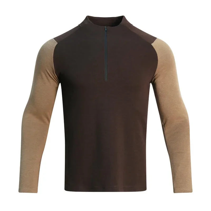 Men's Compression Athletic Long Sleeve Tight Sweatshirt