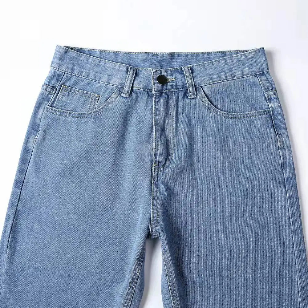 Casual Men's Straight Fit Stretch Denim Jeans