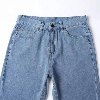 Casual Men's Straight Fit Stretch Denim Jeans