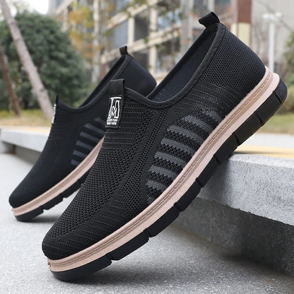 Lightweight Breathable Mesh Casual Shoes for Men - Non-Slip Design