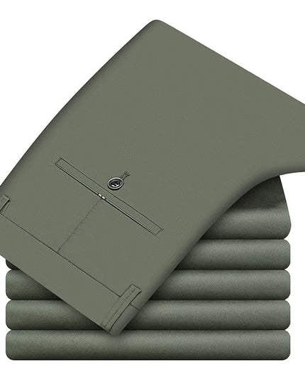 Men's Straight Classic Casual Pants - Various Colors