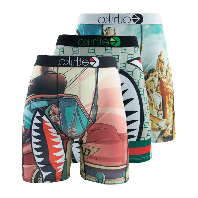Ethika 3-Pack Men's Boxer Briefs Underwear
