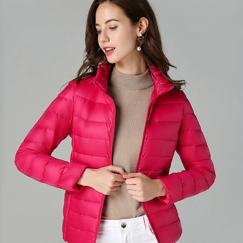 Women's Warm Slim Fit Zipper Jacket