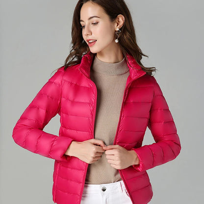 Women's Warm Slim Fit Zipper Jacket
