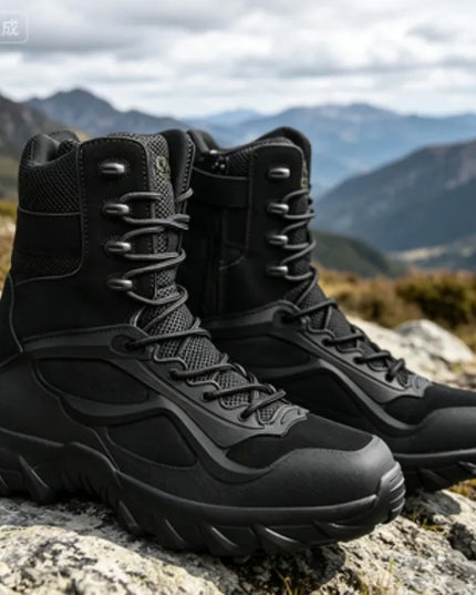 Men's Tactical Boots - Lightweight, Outdoor, Non-Slip Shoes