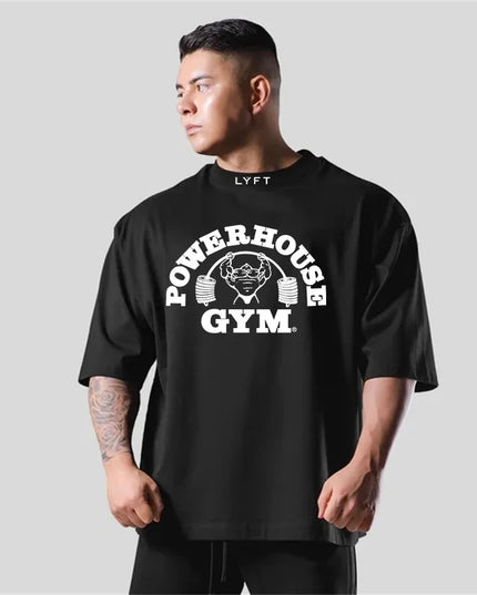 Power Gym Cotton Sports T-Shirt for Men – Loose Fit