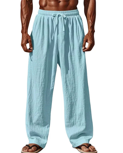 Men's Breathable Loose Fit Drawstring Casual Pants