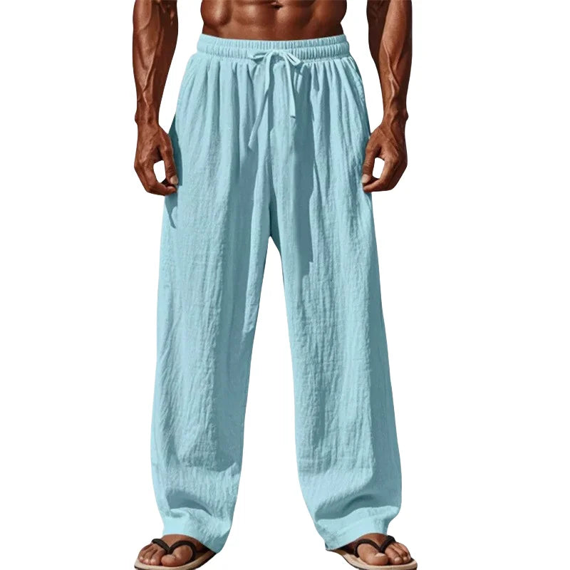 Men's Breathable Loose Fit Drawstring Casual Pants