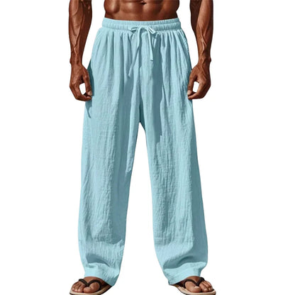Men's Breathable Loose Fit Drawstring Casual Pants