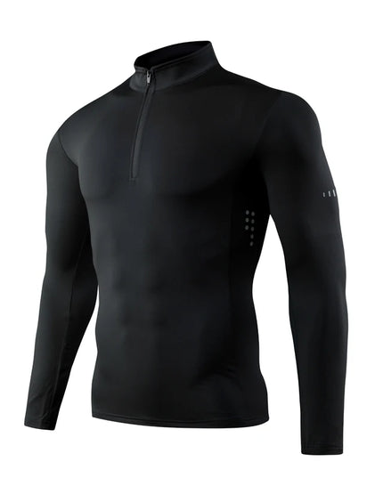 Men's Athletic Long Sleeve Compression Sweater