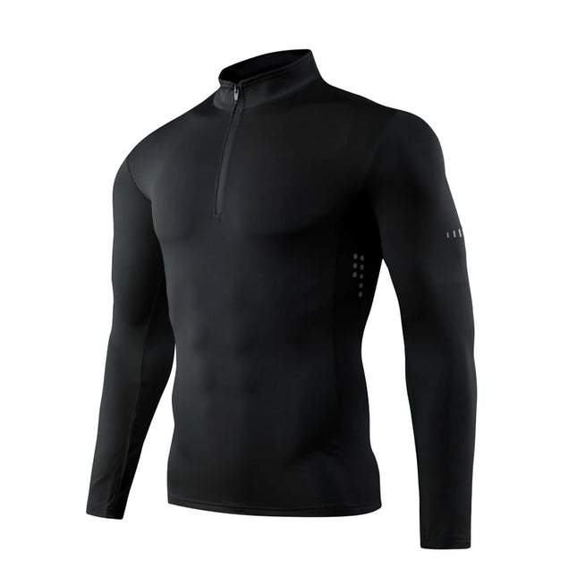 Men's Athletic Long Sleeve Compression Sweater