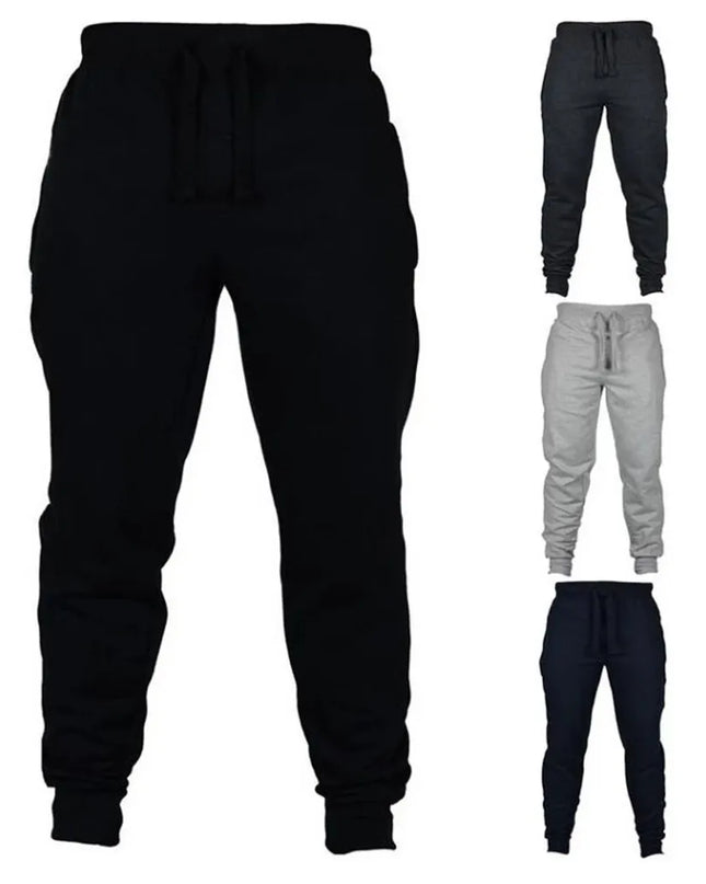 Men's Casual Fitness Joggers - Slim Fit Tracksuit - Various Colors