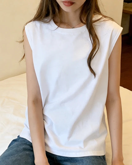 Women's Loose Sleeveless Tank Top - Casual Fit Vest
