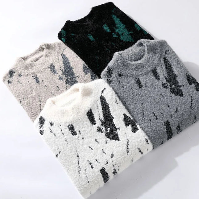Men's Knitted Sweater - Warm, Stylish Knit Sweater for Men