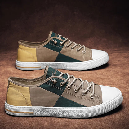 Men's Multicolor Casual Canvas Sneakers