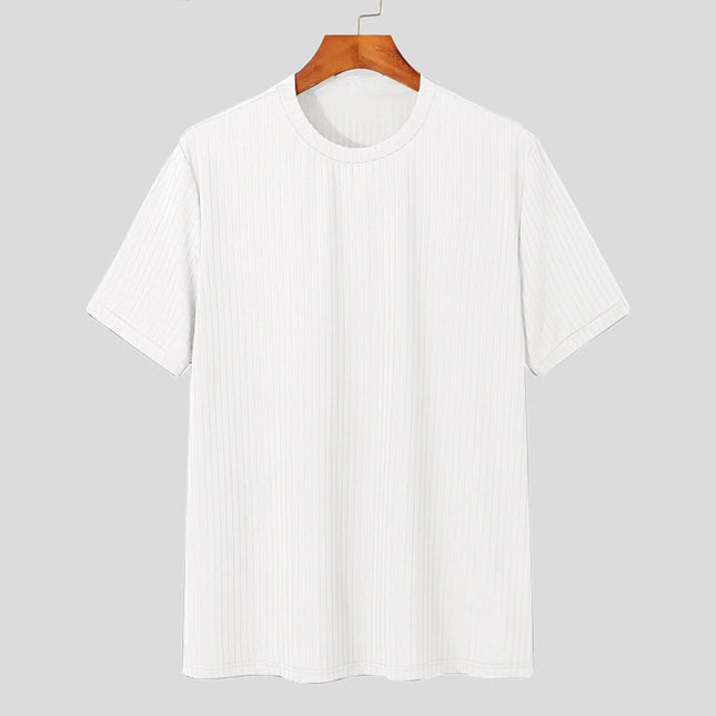 Men's Light Luxury O-Neck Loose Fit T-Shirt