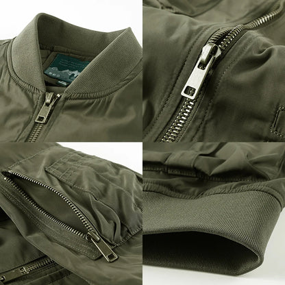 Men's Multi-Pocket Waterproof Windbreaker Tactical Jacket