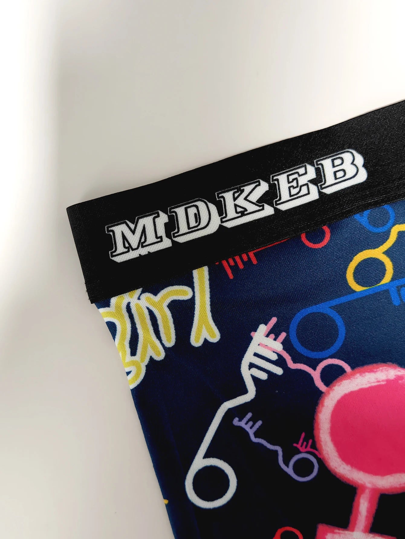 10-Pack Men's Assorted Graffiti Print Boxer Shorts - Mid-Waist Briefs