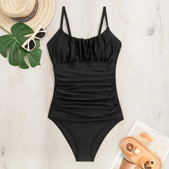 One Piece Swimsuits for Women – Closed Back, Push-Up Bathing Suit