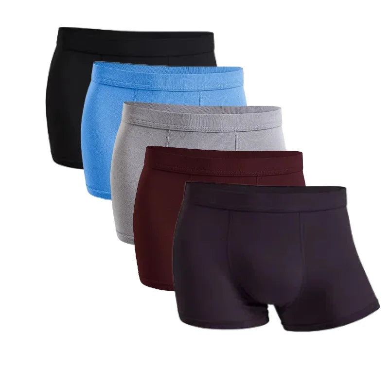 Five-Pack Bamboo Boxers for Men