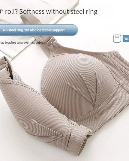 Breathable Women’s Front Button Bra Without Underwire - Various Colors