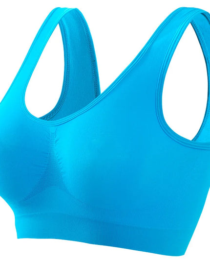Women's Push-Up Sports  Bra - Breathable, Wire-Free, Pad Free - Various Colors