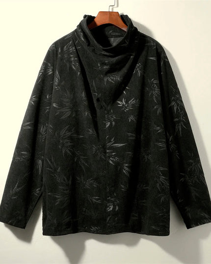 Men's Velvet Two-Piece Set – Loose Sweater & Harem Pants