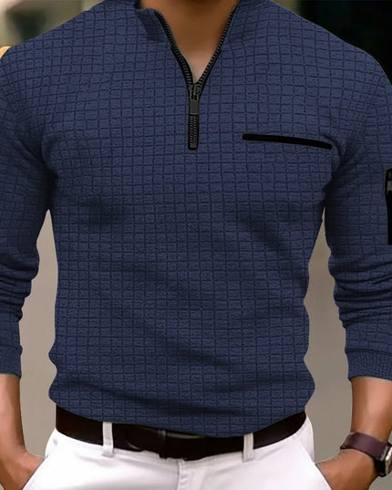 Men's Long Sleeve Jumper - Fashionable Casual Pullover