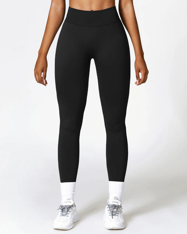 High-Waist Seamless Leggings for Women with Hip-Lifting Design