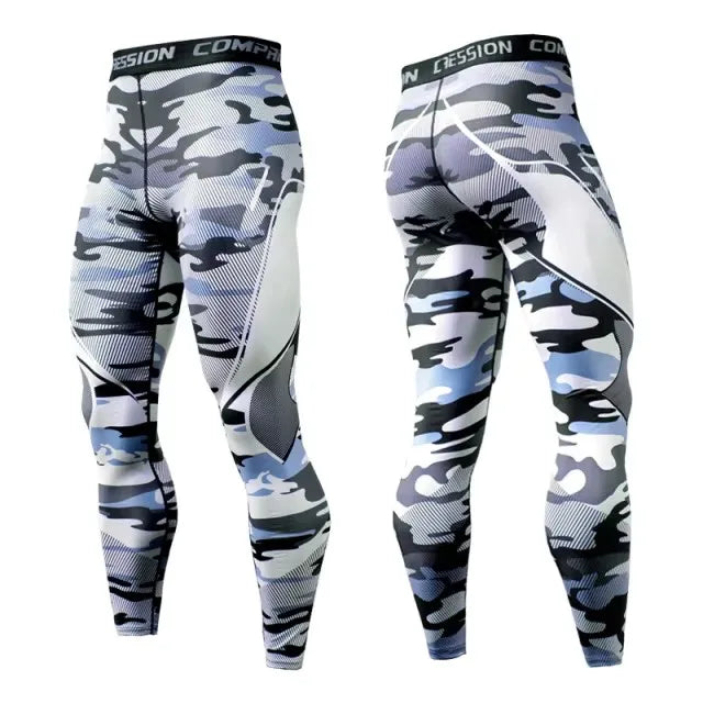 Men's Athletic Compression Pants for Sports and Training
