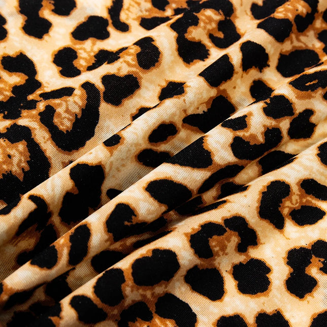 3-Piece Women's Fashion Leopard Thong Set - Seamless, Breathable, and Cozy Lingerie G-Strings