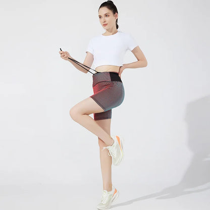 Men And Women's Quick-Dry Compression Running Shorts with Inner Liner and Mesh Waist Pocket
