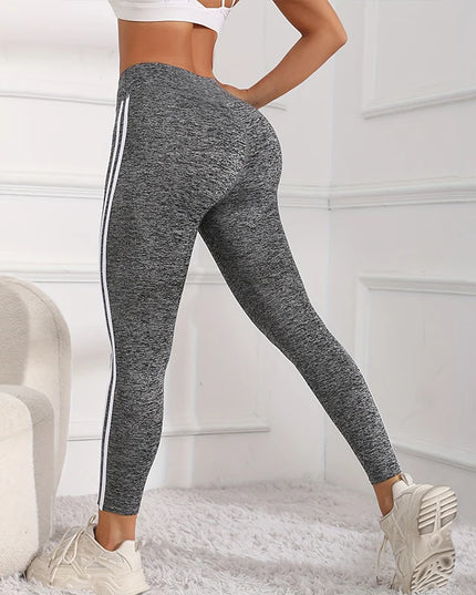 High Waist Multi-Color Splicing Yoga Leggings for Women - Tummy Control Stretch Pants