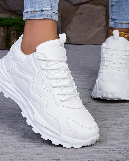 Breathable Women's Vulcanized Platform Casual Sneakers
