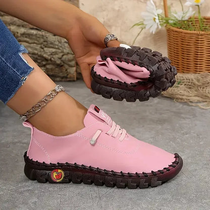 Women's Lightweight Sneakers with Thick Bottom Sole